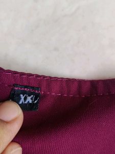 Magenta Sleeveless Top
