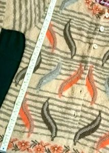 Vintage Floral Embroidered Cardigan