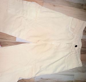 Beige Cargo Pants