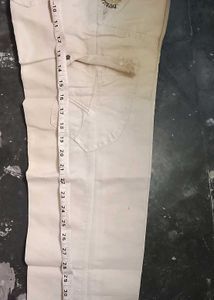 Jeans Beige Cargo Pants