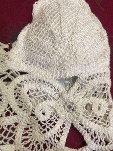 White Crochet Lacey Top/Bralette Backless💌💘