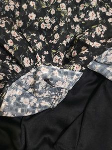 Black Fit and Flare Mini Dress