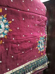Heavy  work  saree