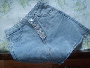 Cute Denim Mini Skirt