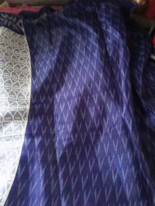 Beautiful Korean Silk Saree With Blouse
