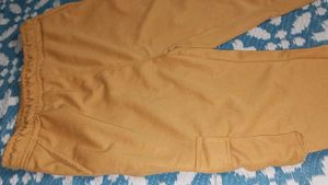 Mustard Cargo Style Pants