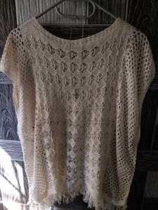 Crochet Knit Top