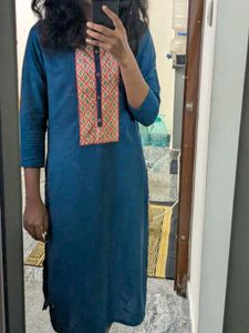 Blue Turquoise Color Kurta