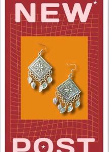 Handmade metal earings