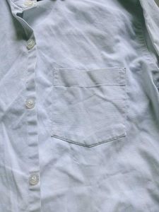 White Long Sleeve School Uniform Shirt