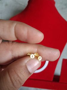 Gold Stud Earrings