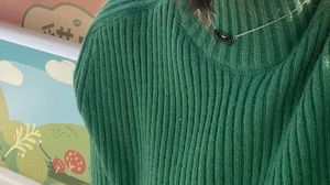 Green Knit Sweater