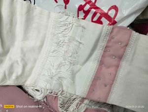 XXL size peach kaftan cord set