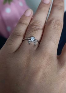 Real Sterling Silver 925 Deer Ring