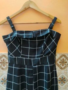 Fablley Chic Black &amp; White Jumpsuit