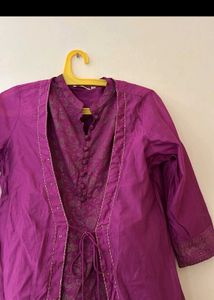 Elegant Purple Kurta