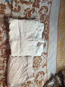 Elegant White Kurta Set Size=(large)