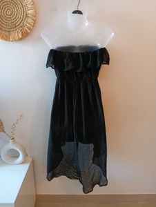 Forever 21 High low Strapless Dress