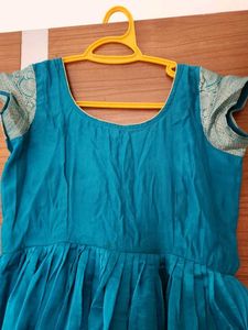 Teal &amp; Silver Dress