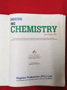 ISC Chemistry Class XI Nootan