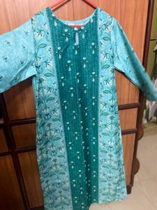 Floral Print Kurta