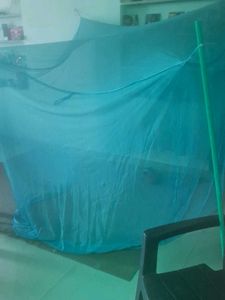 Blue Mosquito Net