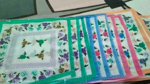 11 Floral Handkerchiefs