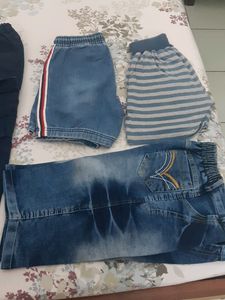 Combo 9 , 4 Jeans 2 Trousers 3 Shorts