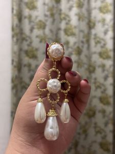 Vintage Drop Earrings Xl Size