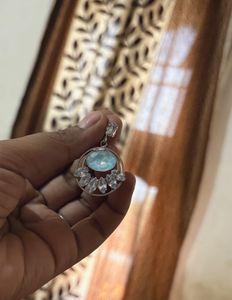 Blue Sparkle Stud Earrings