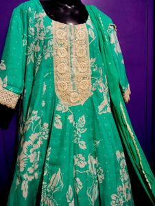 Party Wear Libas Brand Anarkali Suit Inner Attache