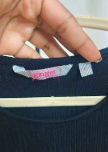 Chic Black Crop Top