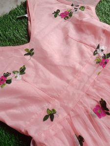 Pink Floral Dress