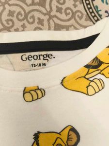 Cute Lion King Shorts Set