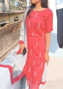 New Gajri Colour Kurta Set