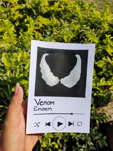 Set Of 3 Polaroid Painting Spotify Card (Hand painted) Customization Available.