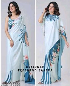 Free hand Designer Saree