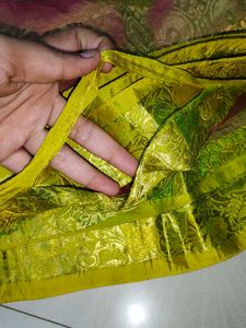 Green &amp; Pink Pure Kanchi Pattu Saree 💚💝
