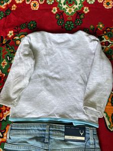 Brand New Allen Solly Denim N Friends Tee