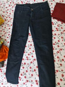 Dark Blue Denim Jeans