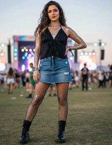 🖤 CIDER 3D wavy pattern halter top 🖤