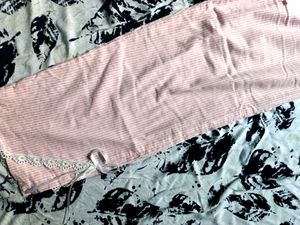 Pink Striped Lounge Pants