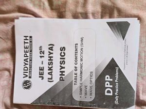 Pw Vidyapeeth JEE Physics Maths And Chemistry Dpp