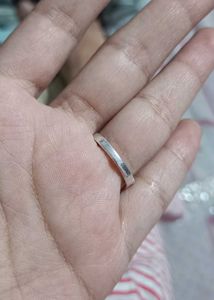 Real Silver Emerald Green Stone Ring