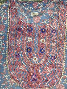 Floral Print Ethnic Kurta Dress