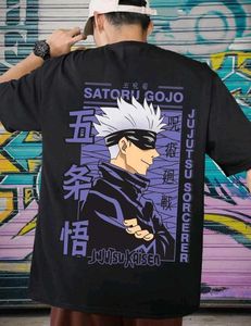Men Printed Round Neck Black Gojo T-shirt
