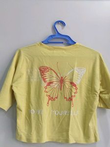 Yellow Butterfly Tee
