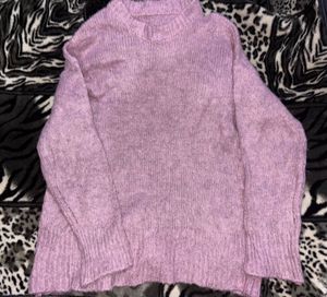 Lavender Knit Sweater