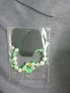 Green Beaded Bracelet