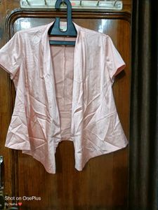 🇳🇿💫♥️ Pink Peplum Jacket Satin